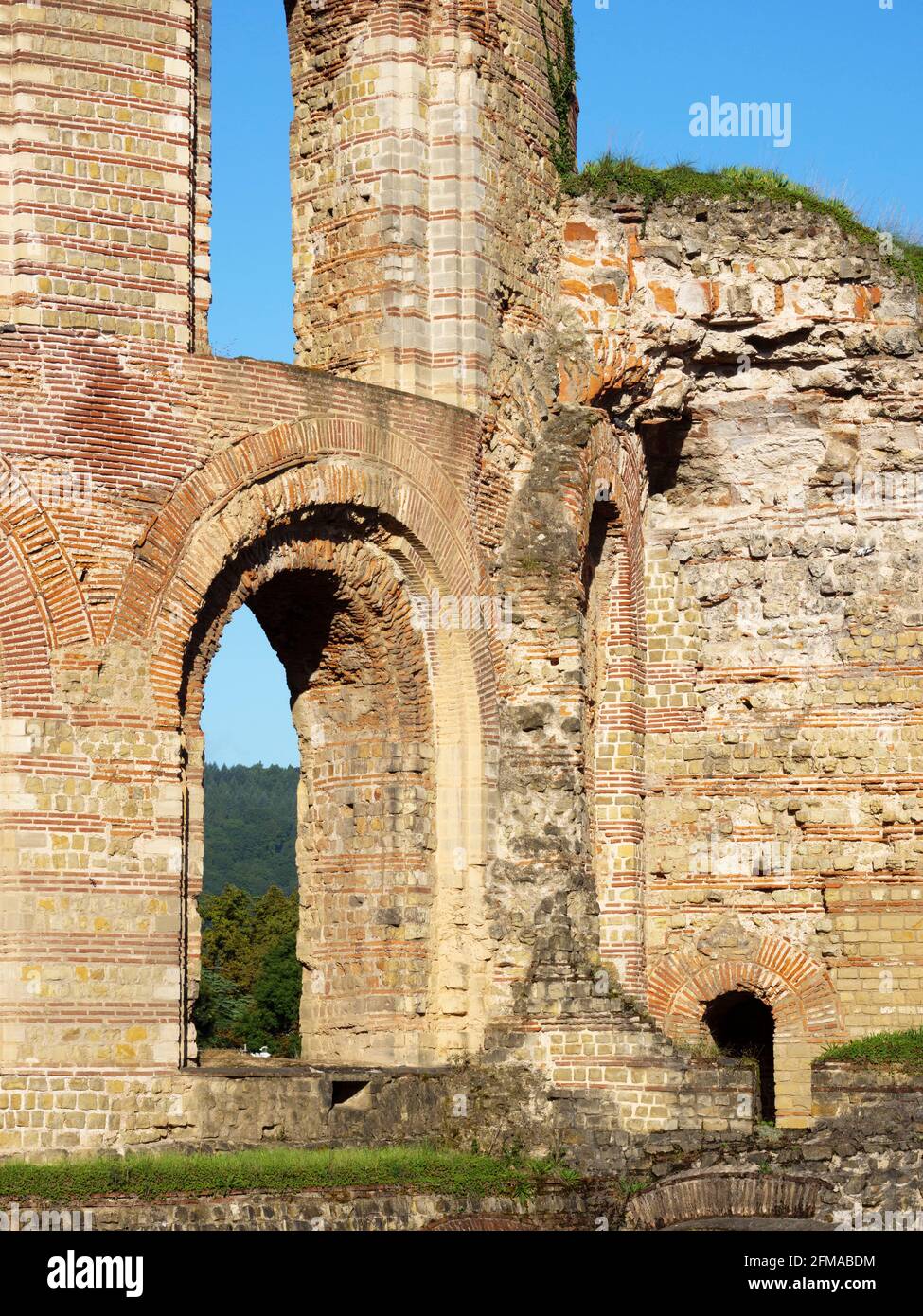 Roman Imperial Baths, Trier, UNESCO World Heritage, Rhineland-Palatinate, Germany Stock Photo
