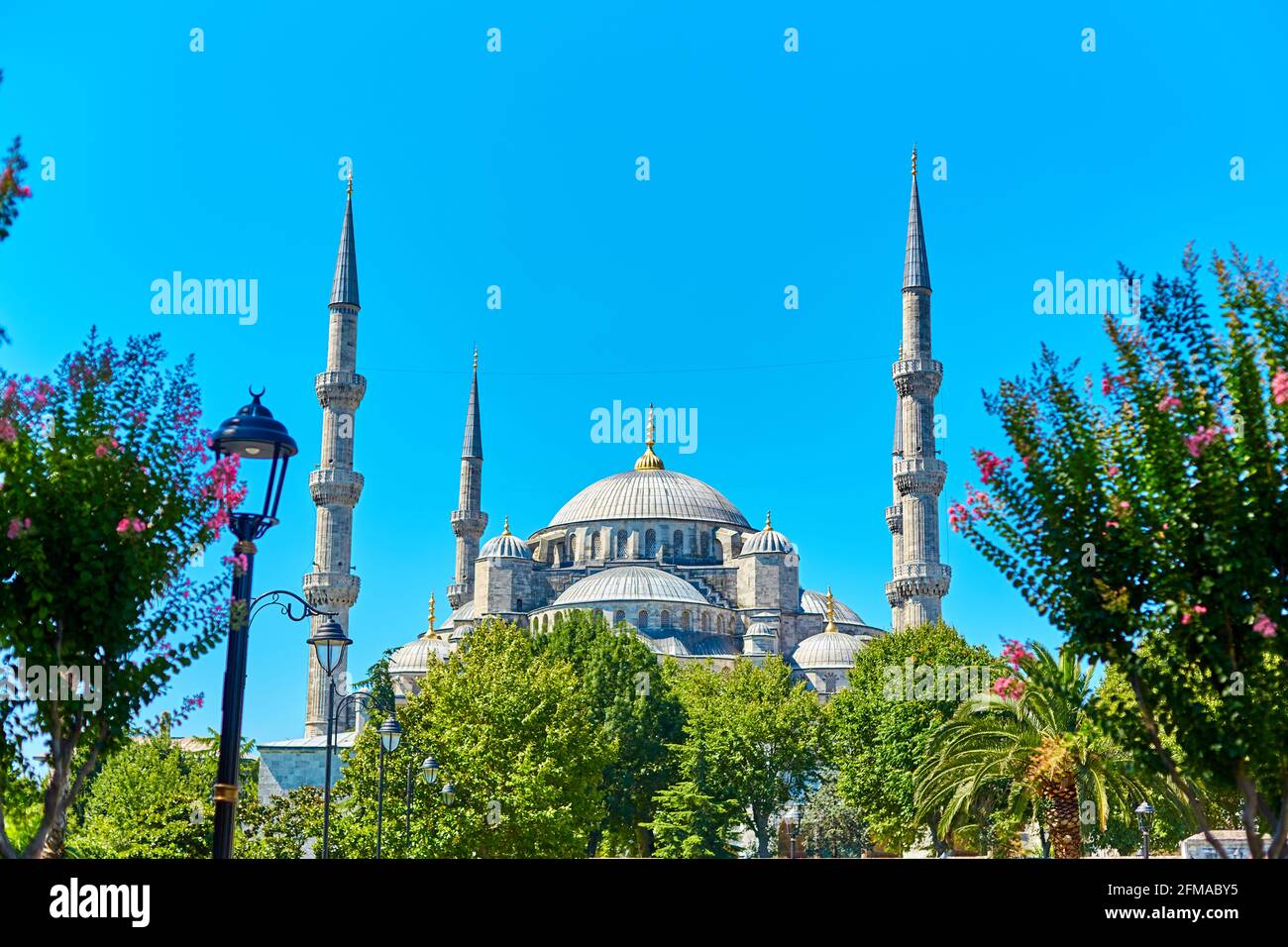 Blue Mosque in Istanbul on Sultanahmet Square Stock Photo - Alamy