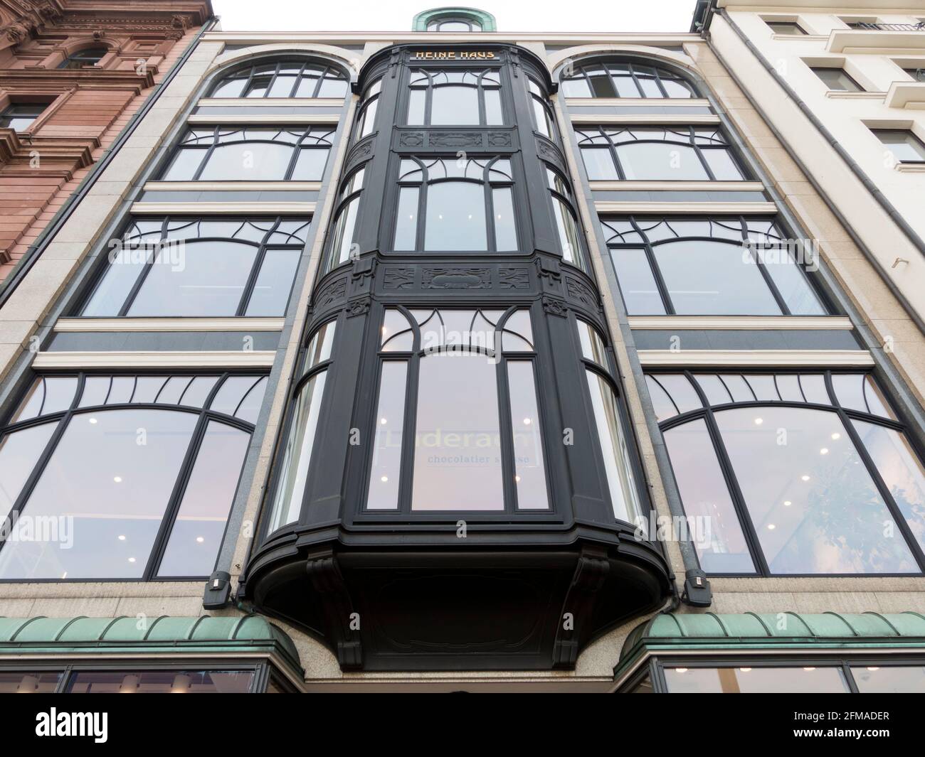 Körnerhaus, office and commercial building in Hamburg's Neustadt district, built in 1904-05 according to plans by Hermann Kaune, Heine Haus am Jungfernstieg, Hamburg, Germany Stock Photo