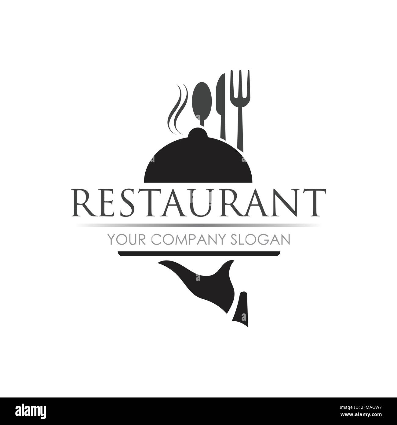 restaurant logo vector illustration design template Stock Vector ...