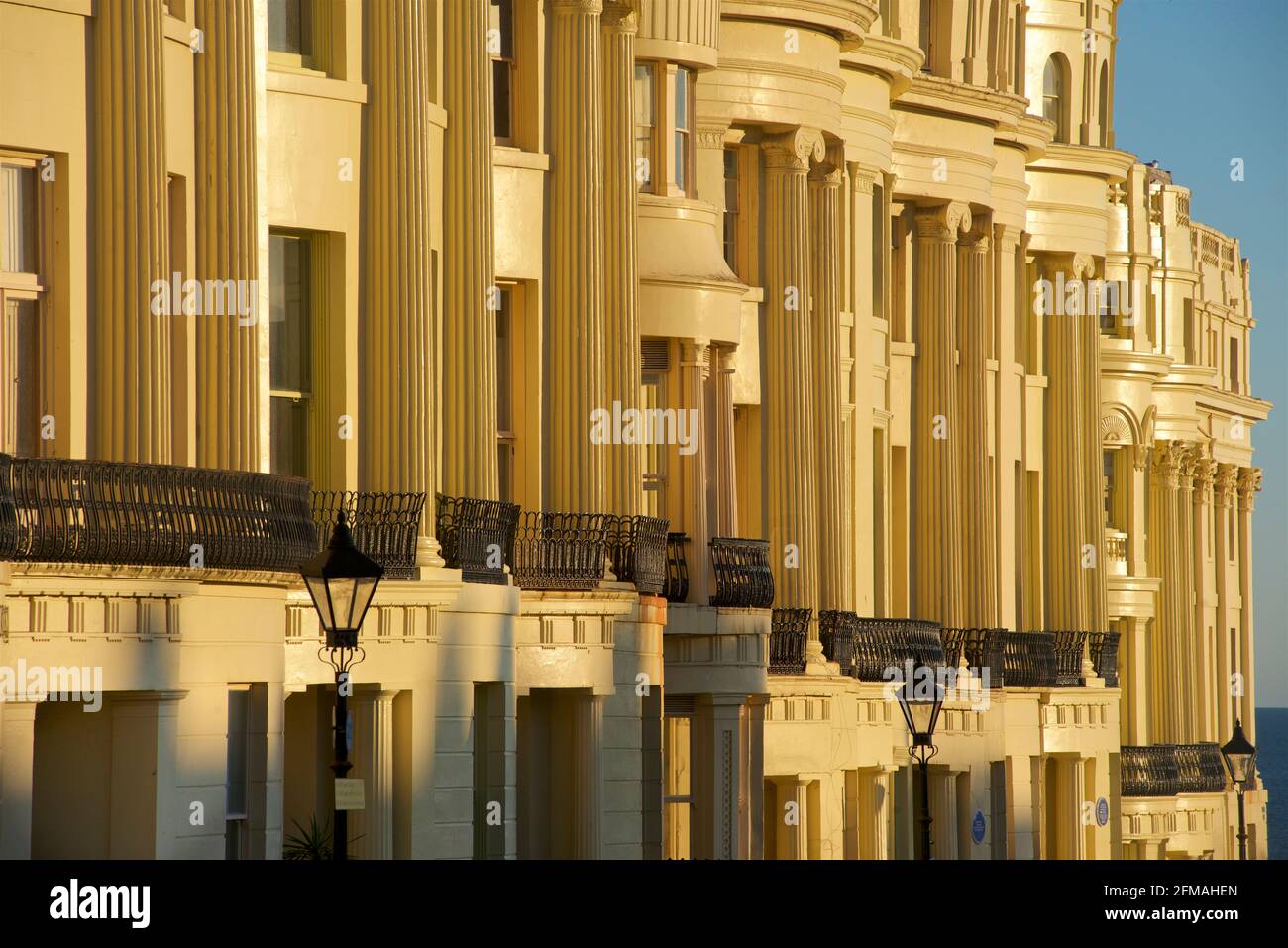 Brunswick Square Hove East Sussex England Facades of the eastern ...