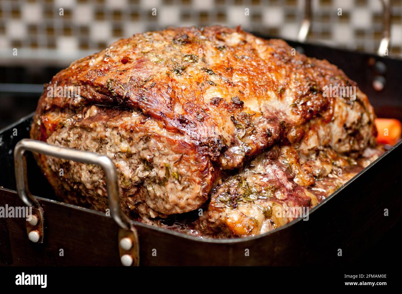 prime rib roast for supper Stock Photo - Alamy