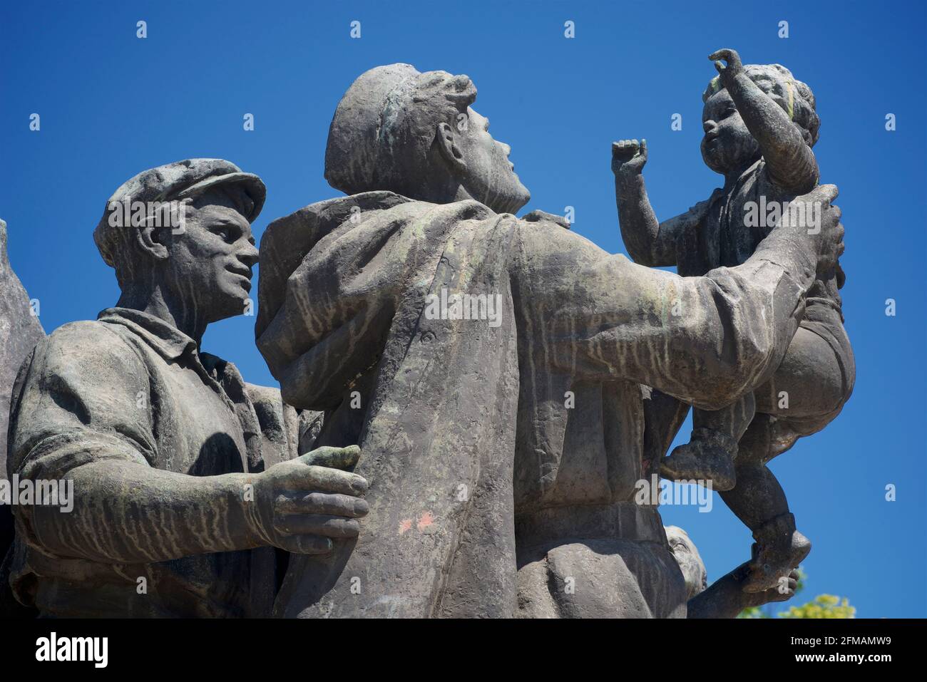 Part of the Soviet Army monument complex, located on Tsar Osvoboditel ...