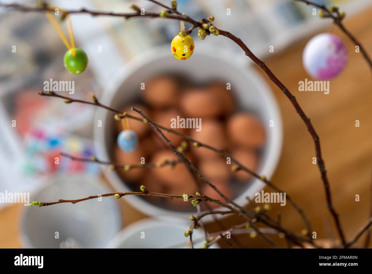 Easter eggs Stock Photo