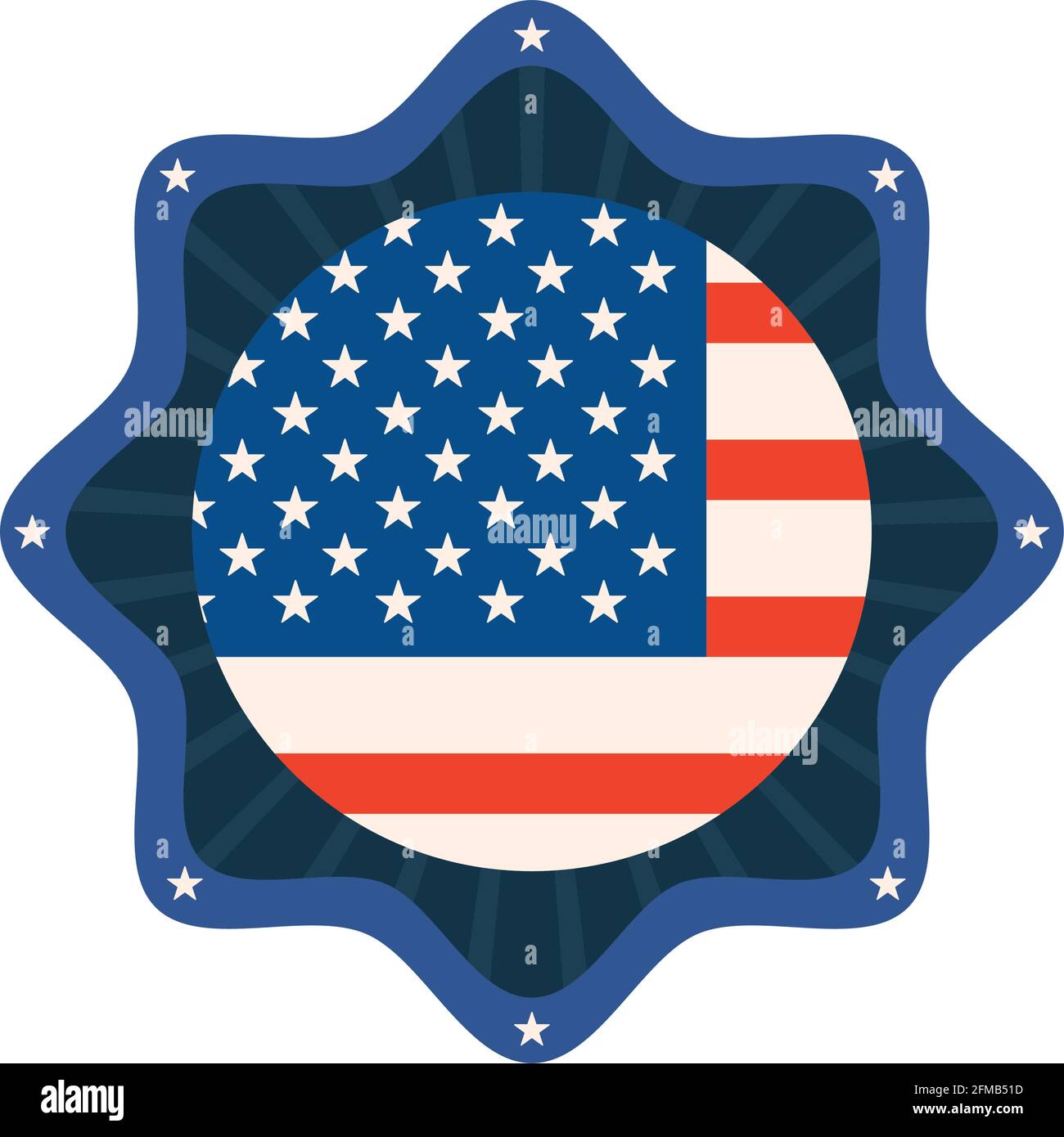 seal of usa flag design Stock Vector Image & Art - Alamy