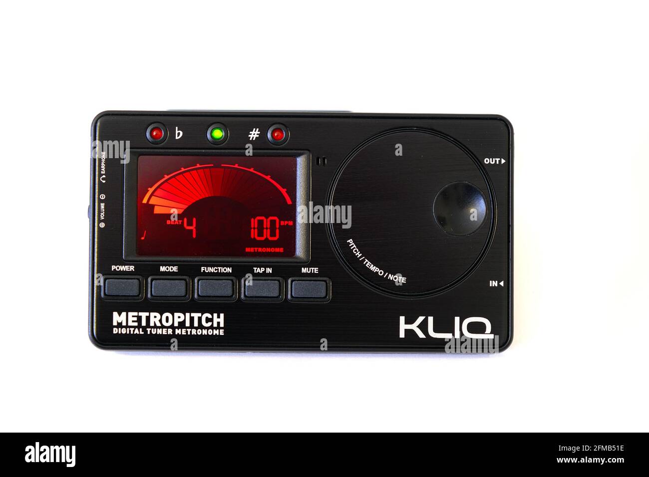 Digital Tuner Metronome Stock Photo