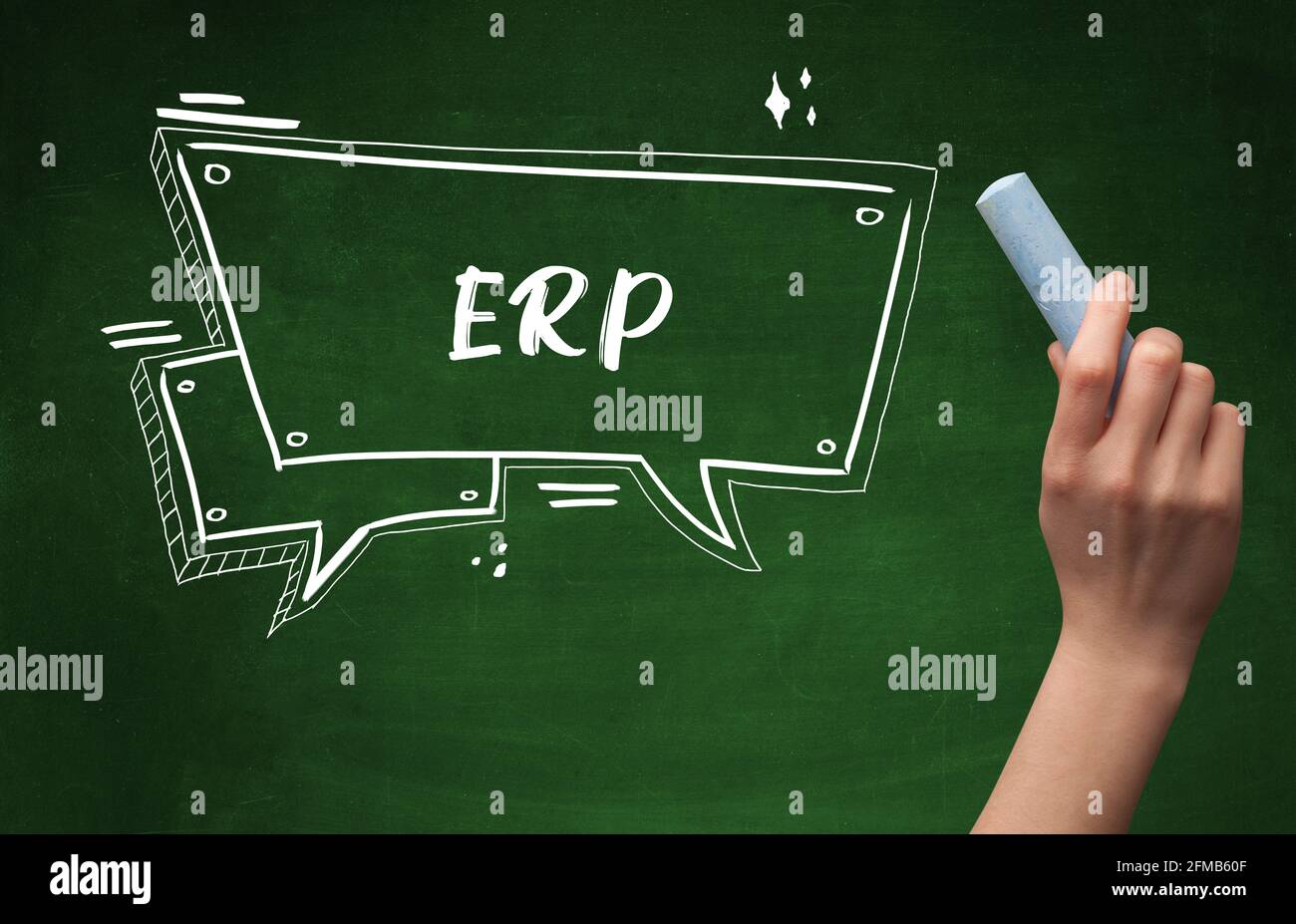 Closeup Hand drawing abbreviation concept Stock Photo Alamy