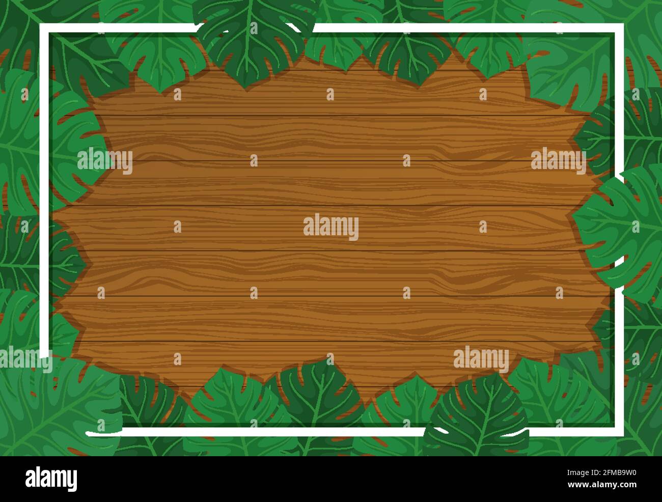 Sign signage forest green tree leaves Stock Vector Images - Alamy