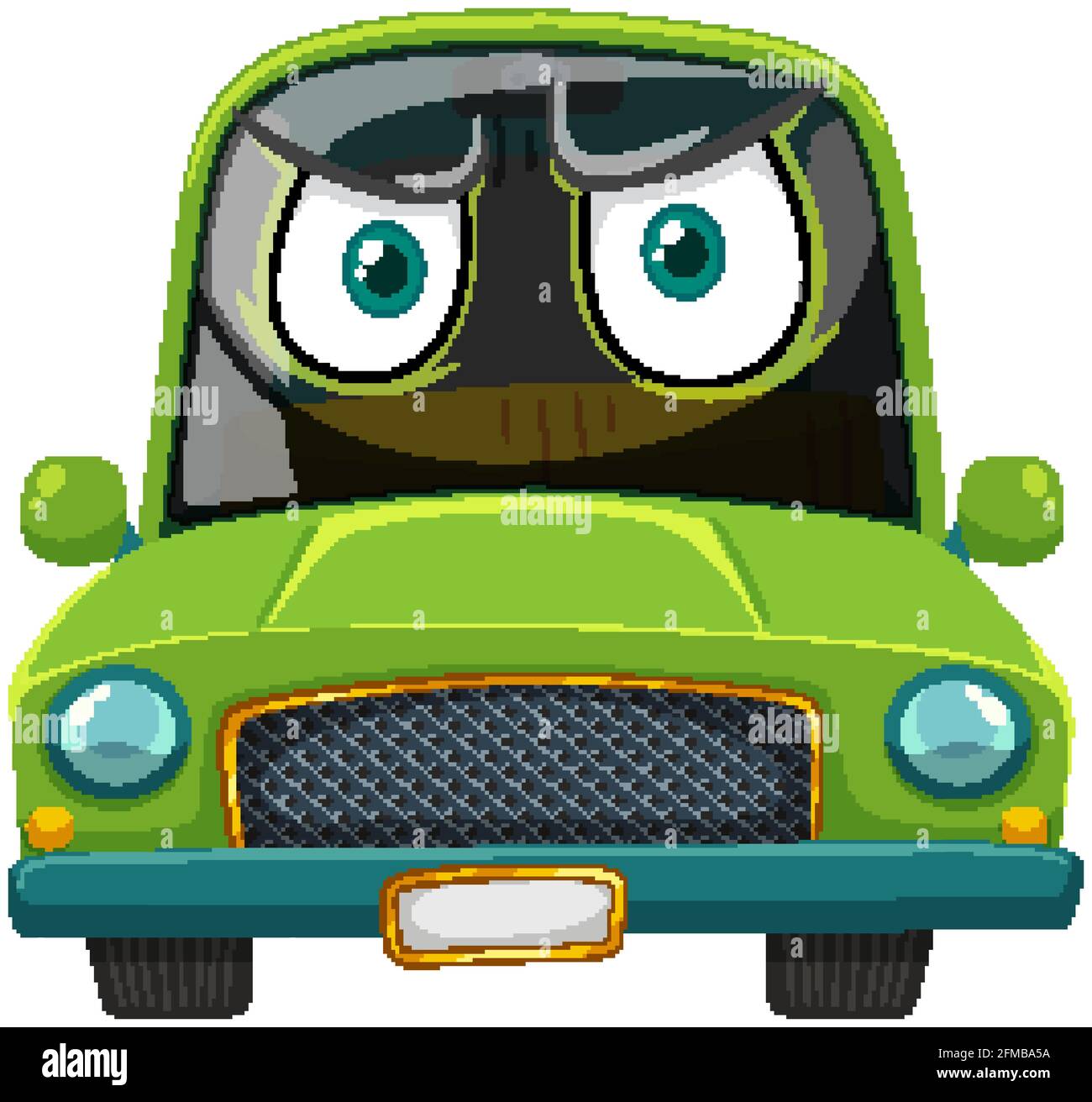 Green vintage car cartoon character with angry face expression on white background illustration Stock Vector Image & Art - Alamy Green vintage car cartoon character with angry face expression on white background illustration Stock Vector Image & Art - Alamy