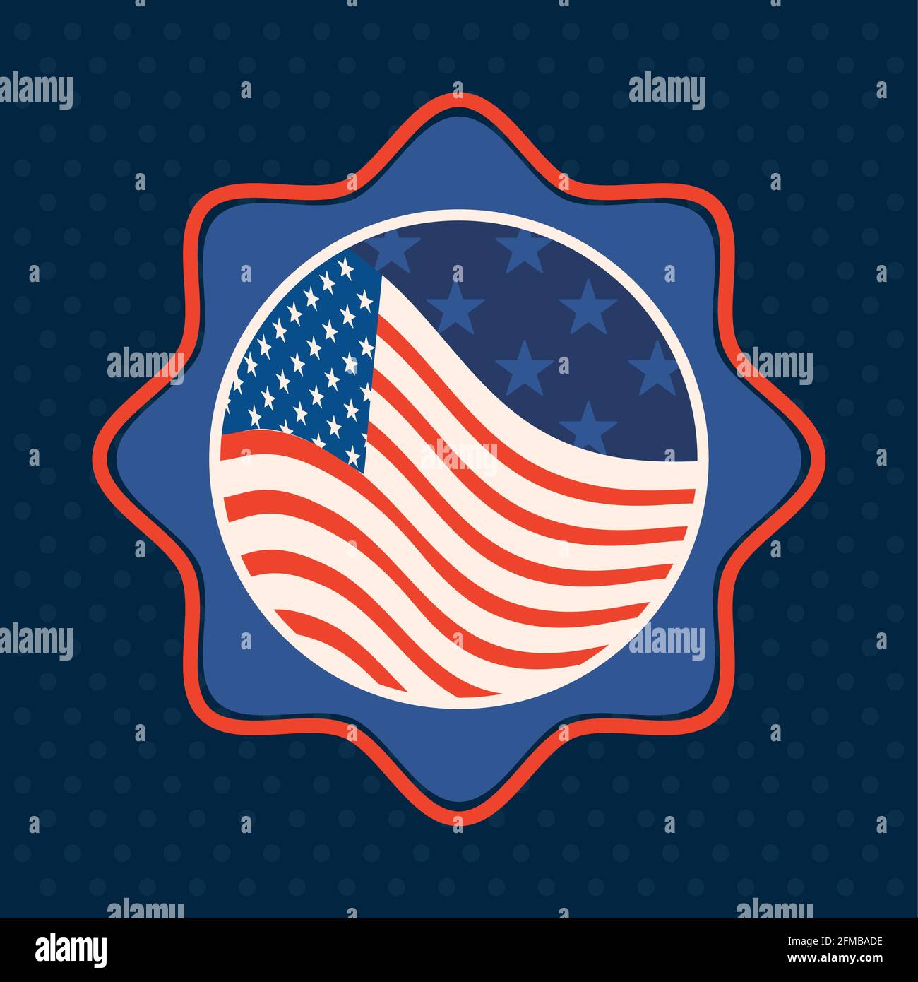 usa seal on blue background Stock Vector Image & Art - Alamy