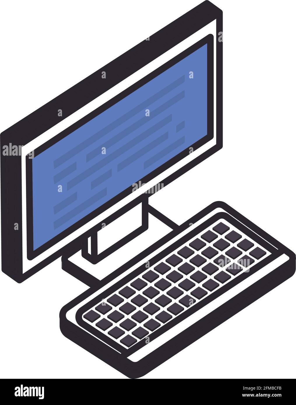 Isometric digital and technology computer Stock Vector Image & Art - Alamy