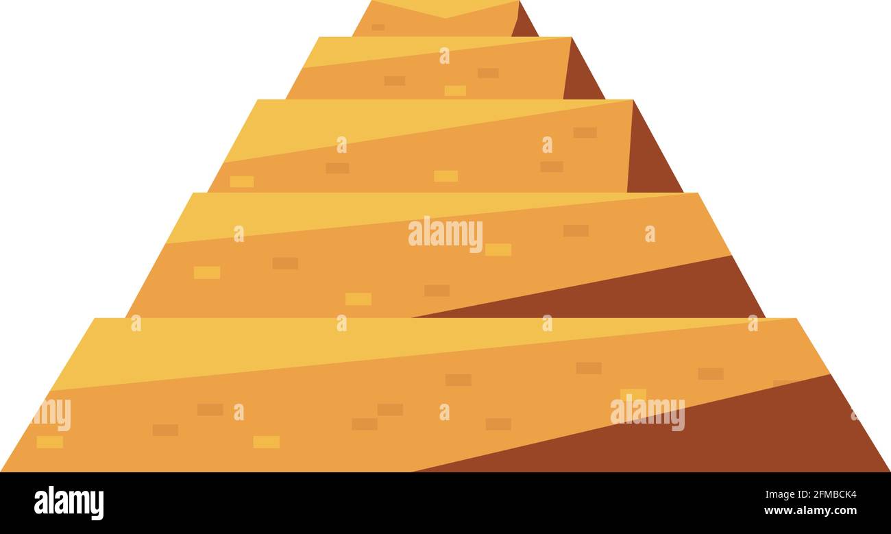 Egyptian pyramid on white background Stock Vector Image & Art - Alamy