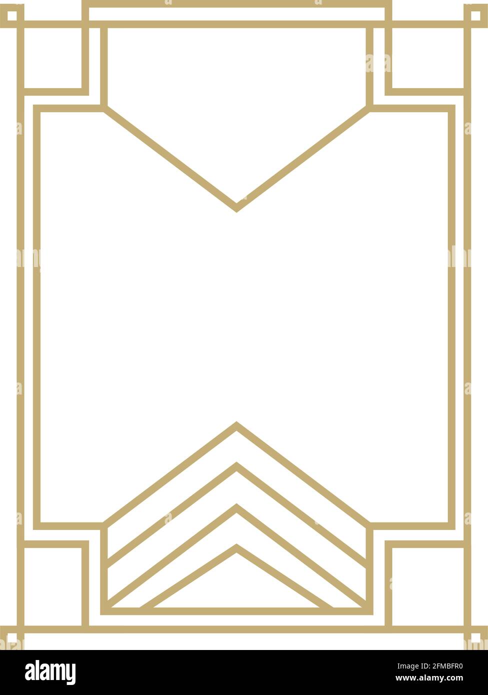 decorative art deco label design Stock Vector Image & Art Alamy