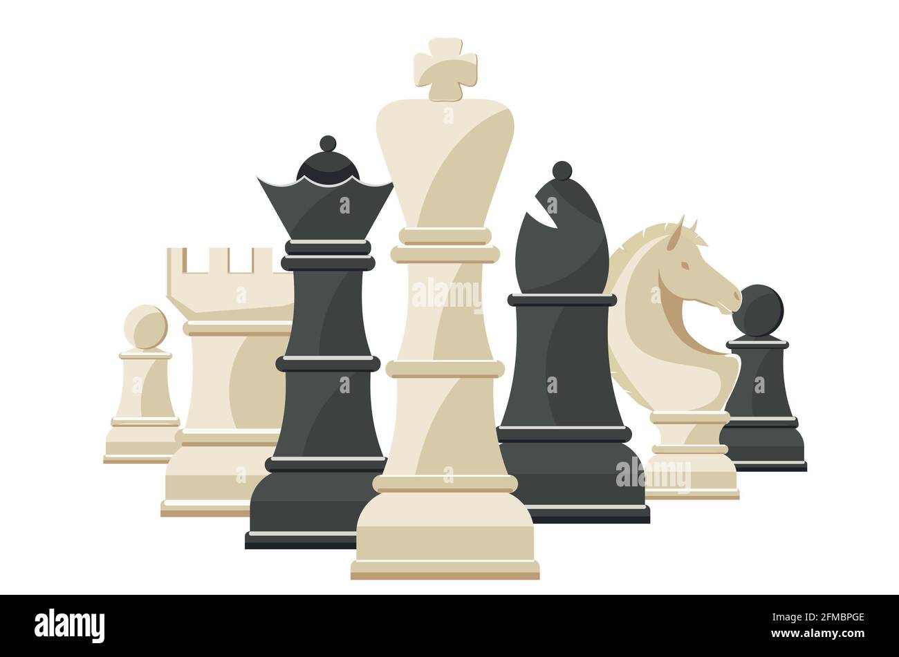 How chess pieces move stock vector. Illustration of game - 20591272