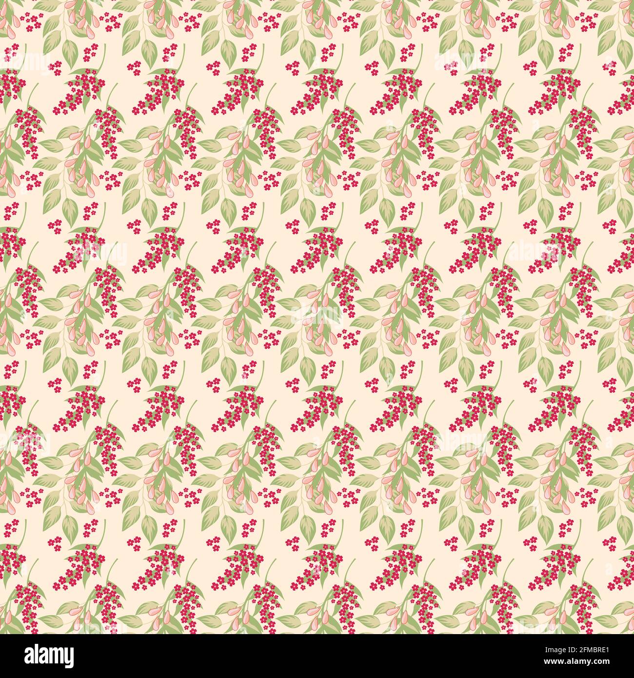 Classic wallpaper vintage flower pattern background Stock Vector Image