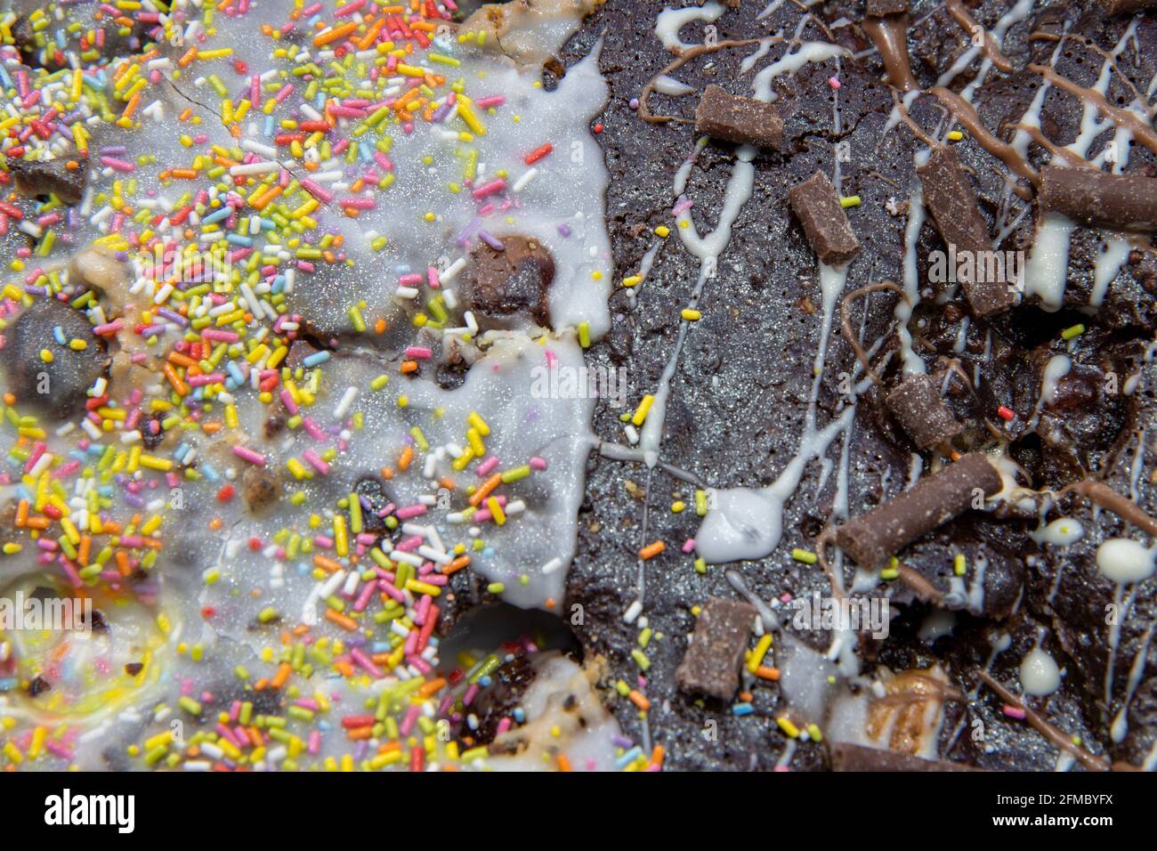 A home made chocolate cake made by a child Stock Photo - Alamy