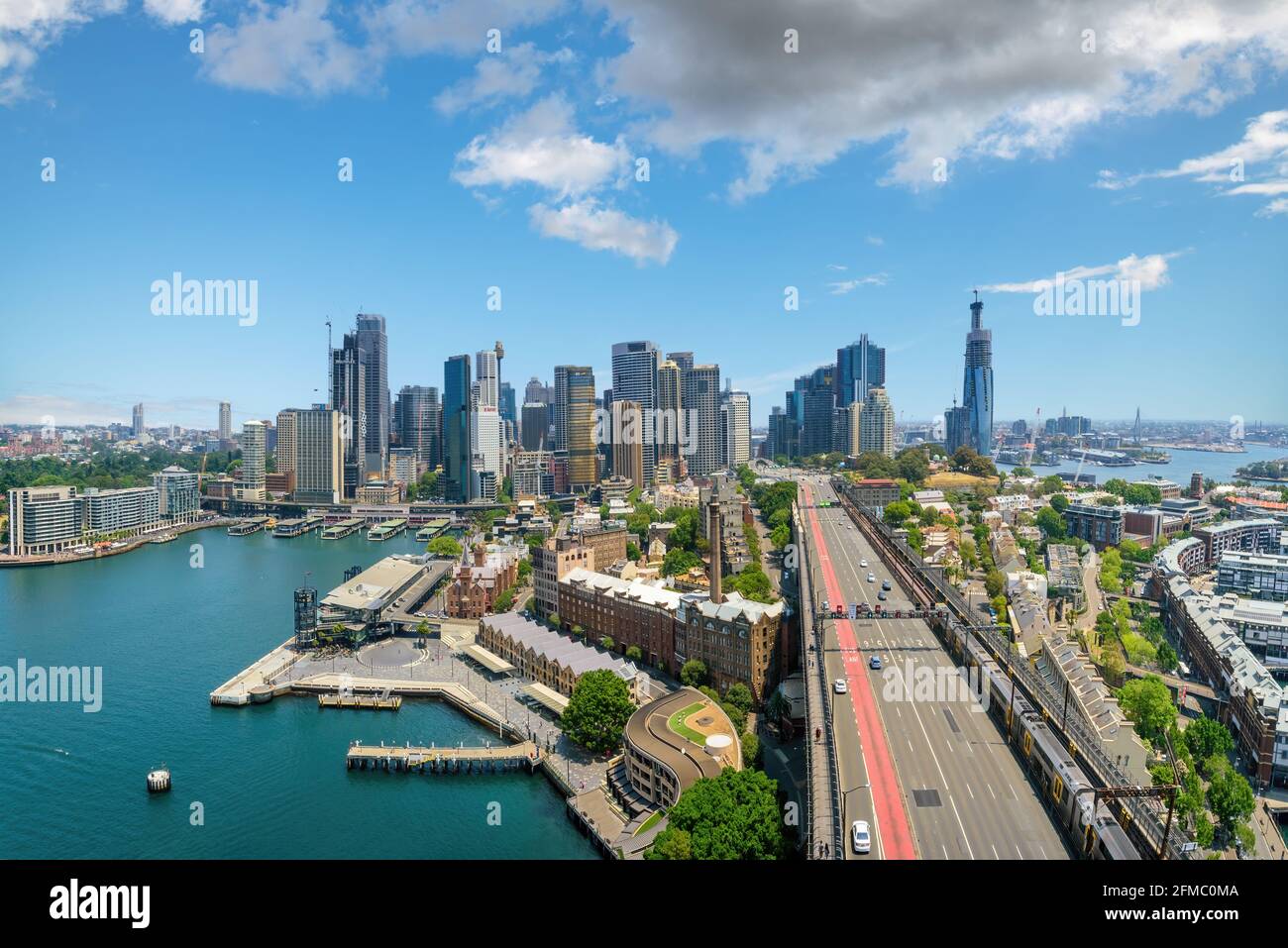 Sydney, New South Wales, Australia - May 8th, 2021: The view looking ...