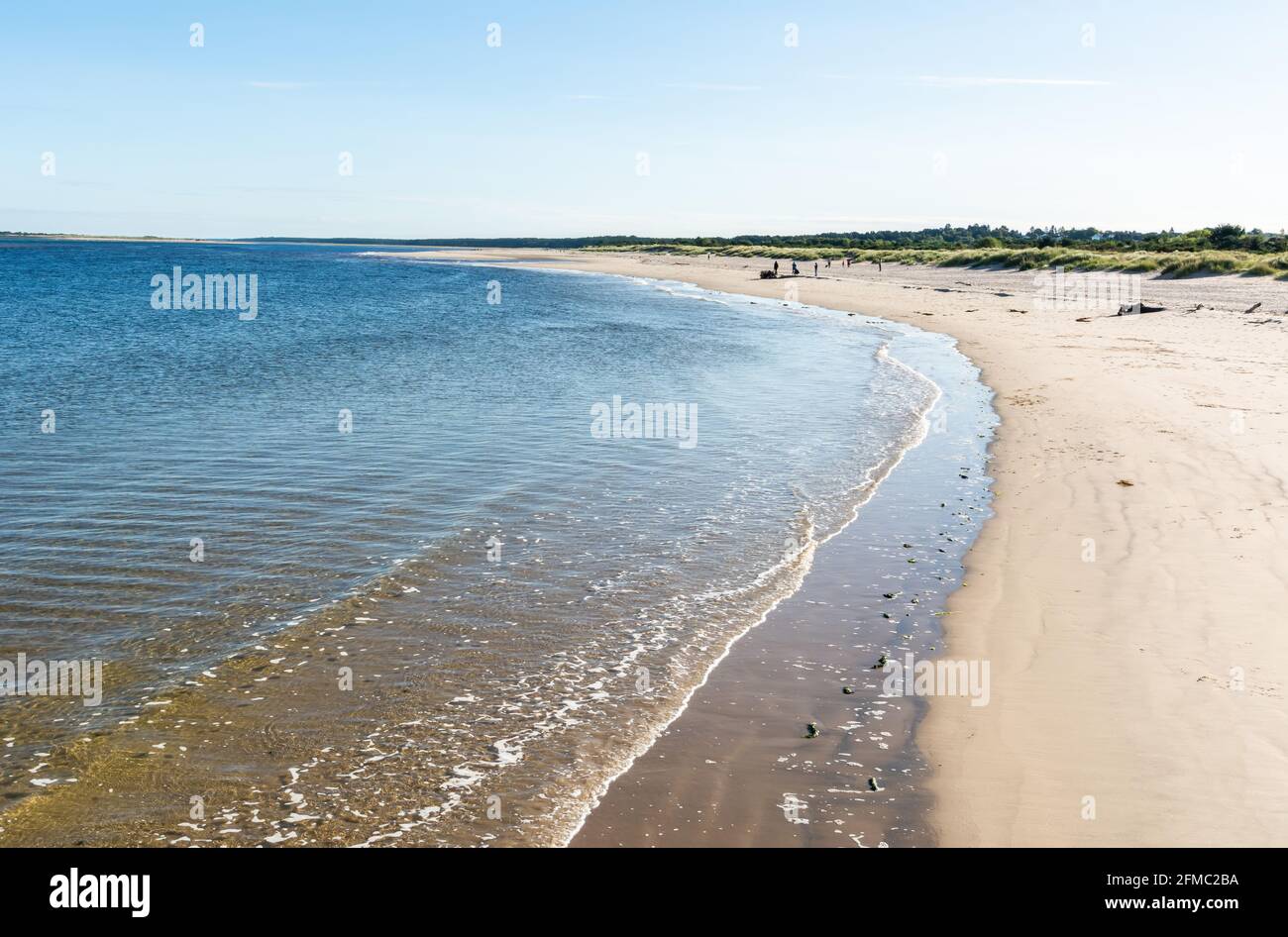 East Beach in Nairn, Scotland. Stock Photo