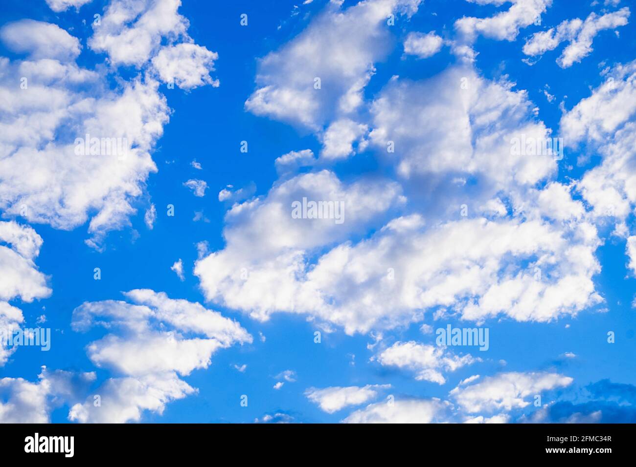 Blue sky and beautiful clouds Stock Photo - Alamy
