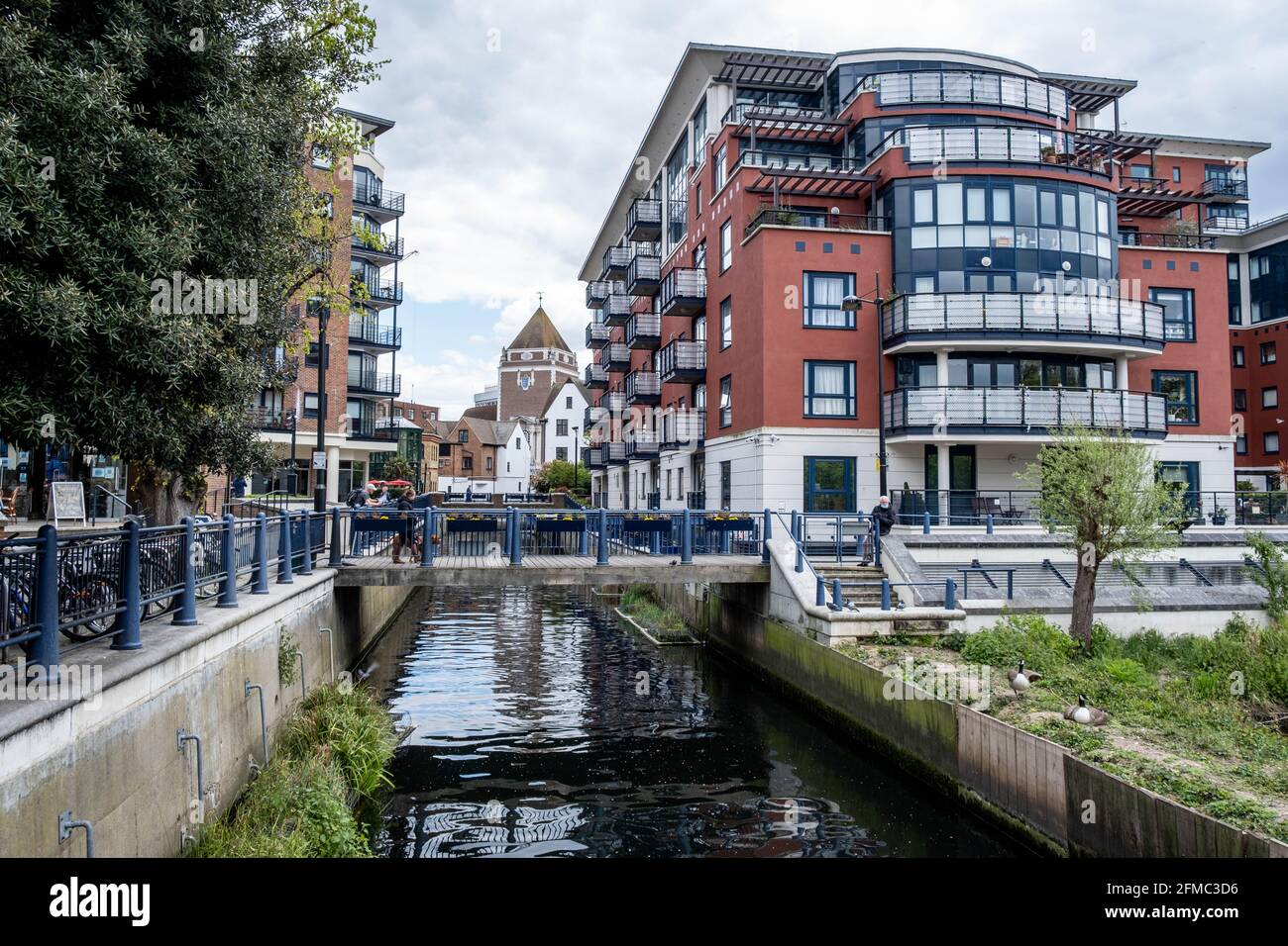 Kingston Upon Thames London UK, May 07 2021, Development Of Luxury Town