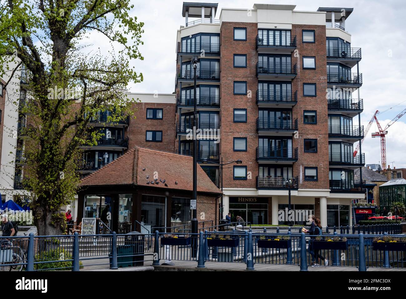 Kingston Upon Thames London UK, May 07 2021, Development Of Luxury Town Centre High Rise