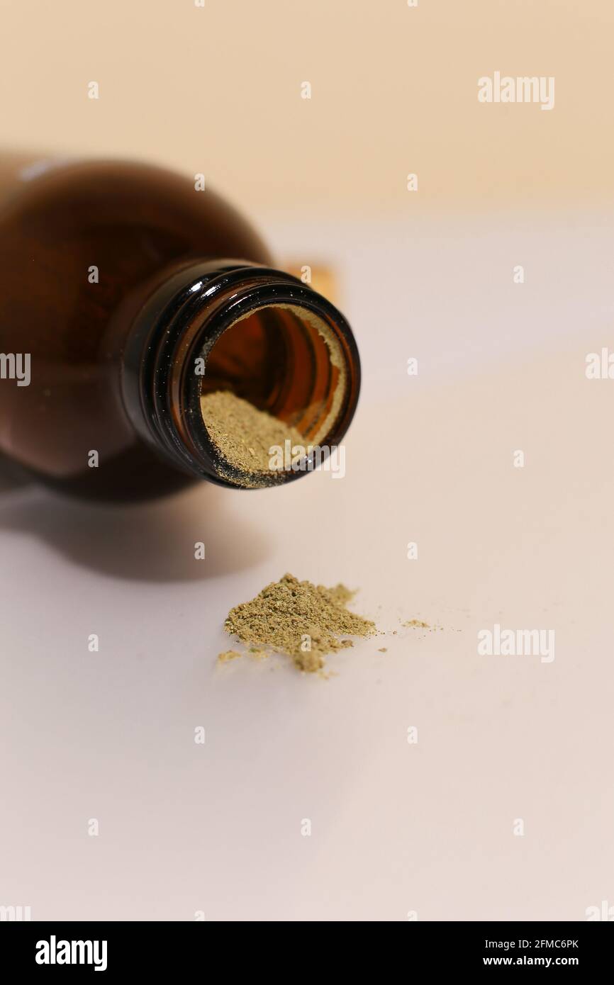 Ubtan. Traditional natural herbal cosmetic agent for skin and hair care