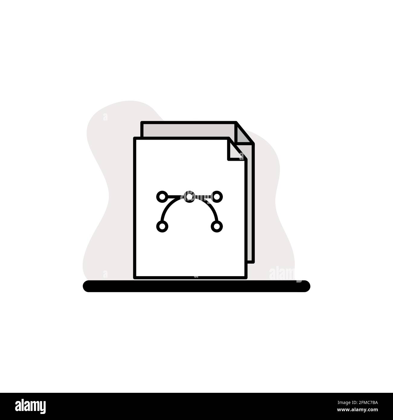 Network files icon vector Cut Out