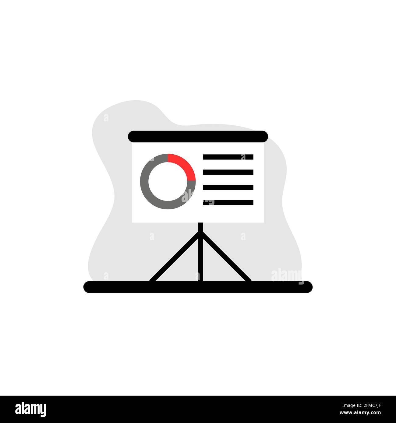 Presentation Icon Vector Illustration Design eps10 Stock Vector