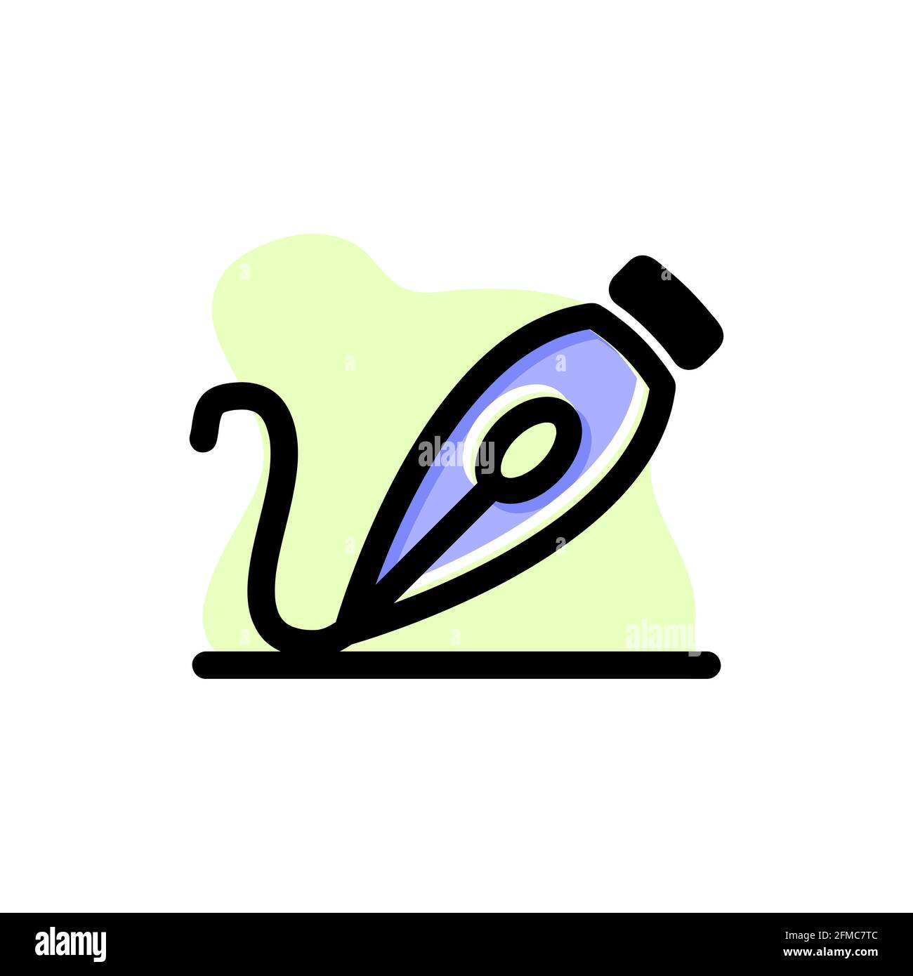 Curvature Tool Conceptual Icon Vector Illustration Design eps10 Stock Vector