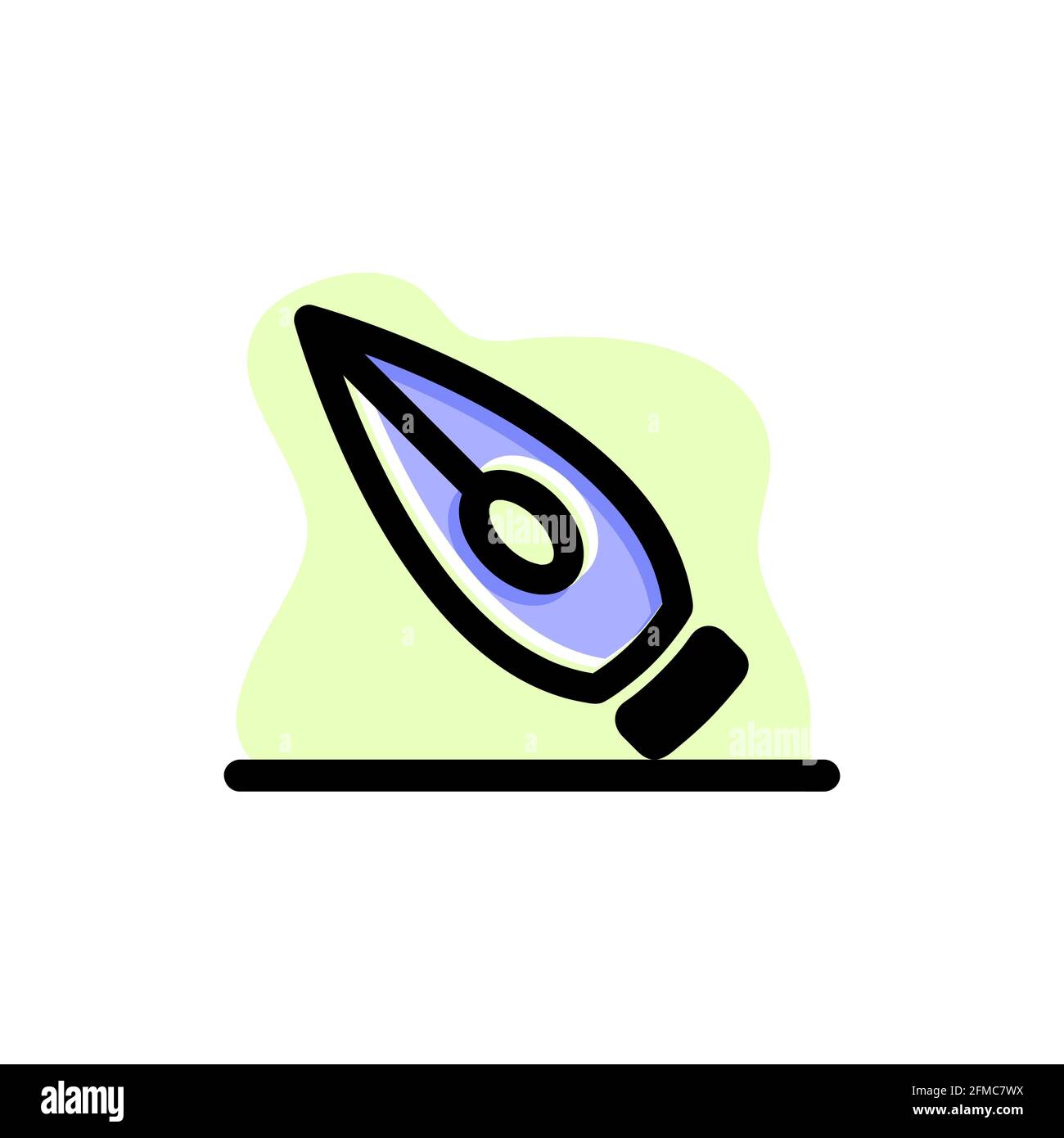 Fountain Pen Conceptual Icon Vector Illustration Design eps10 Stock Vector