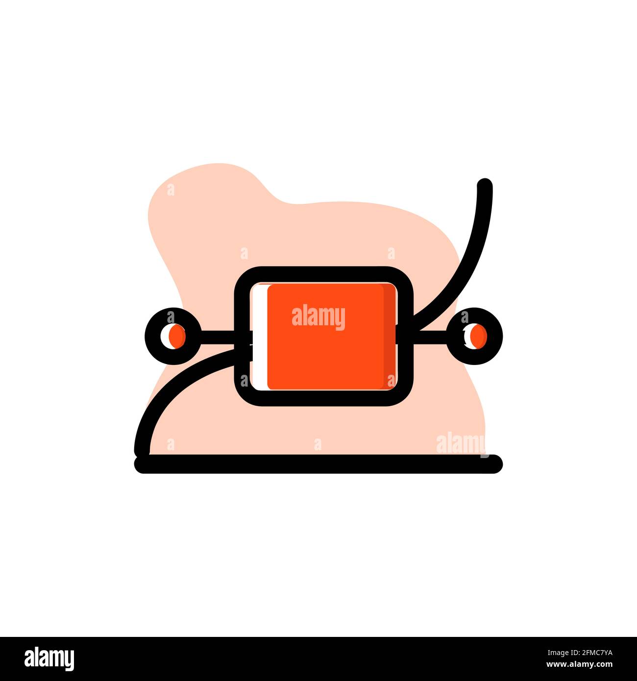 Curvature Conceptual Vector Icon Design Illustration eps10 Stock Vector
