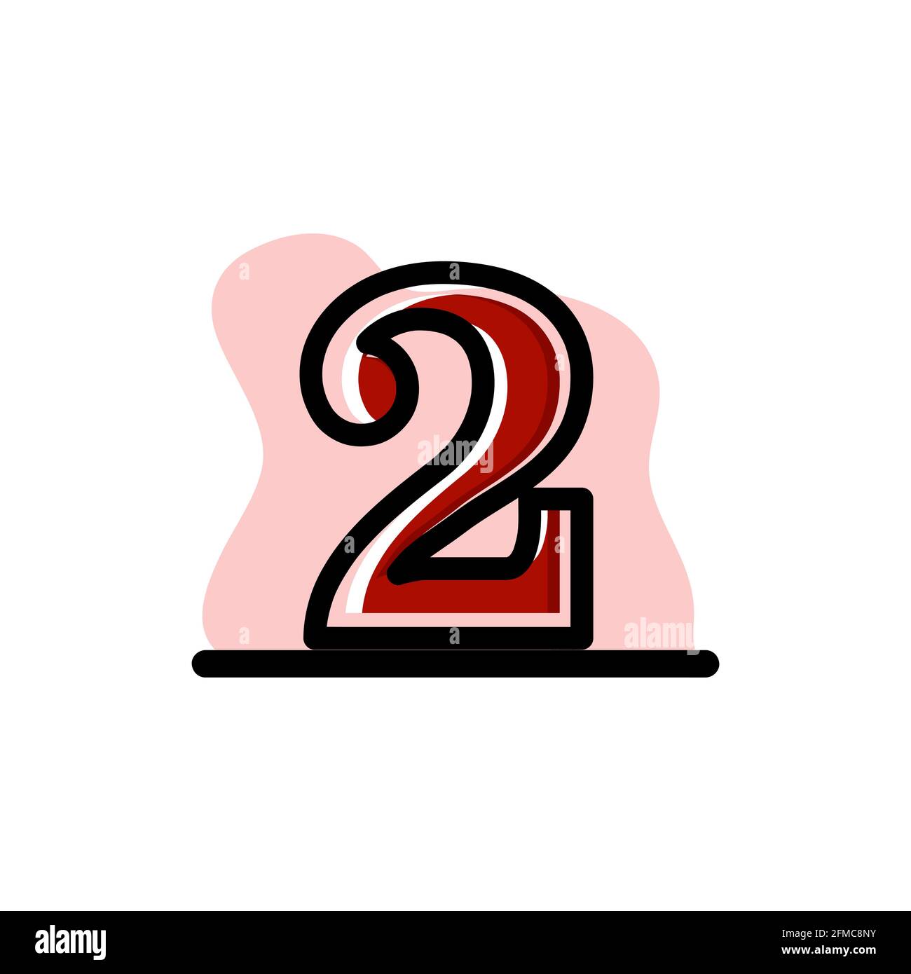 Number 5 vector vectors hi-res stock photography and images - Alamy