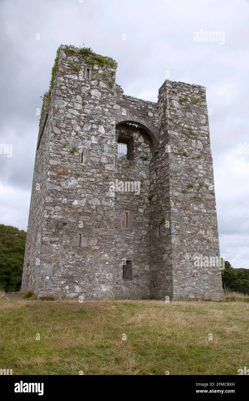 The tower house was built in the 15th century. In 1646 the owner, James Audley, sold it to Bernard Ward and it was reinvented as a historical garden f Stock Photo