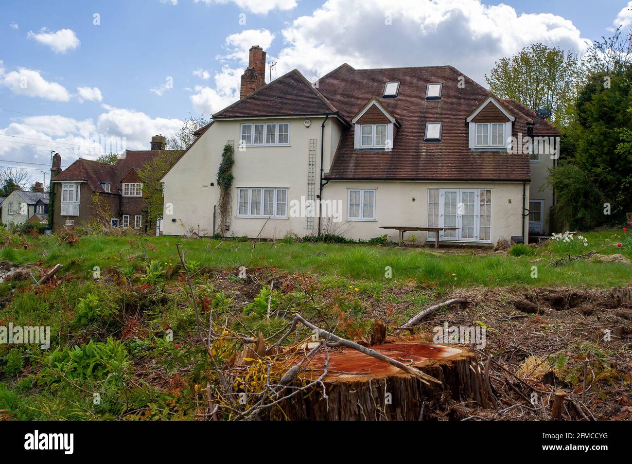 Wendover, Buckinghamshire, UK. 7th May, 2021. HS2 have evicted a number