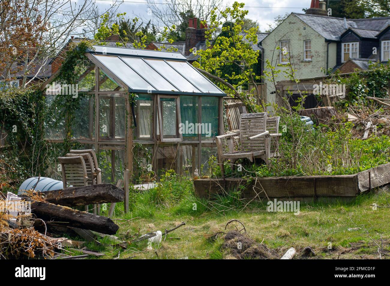 Wendover, Buckinghamshire, UK. 7th May, 2021. HS2 have evicted a number