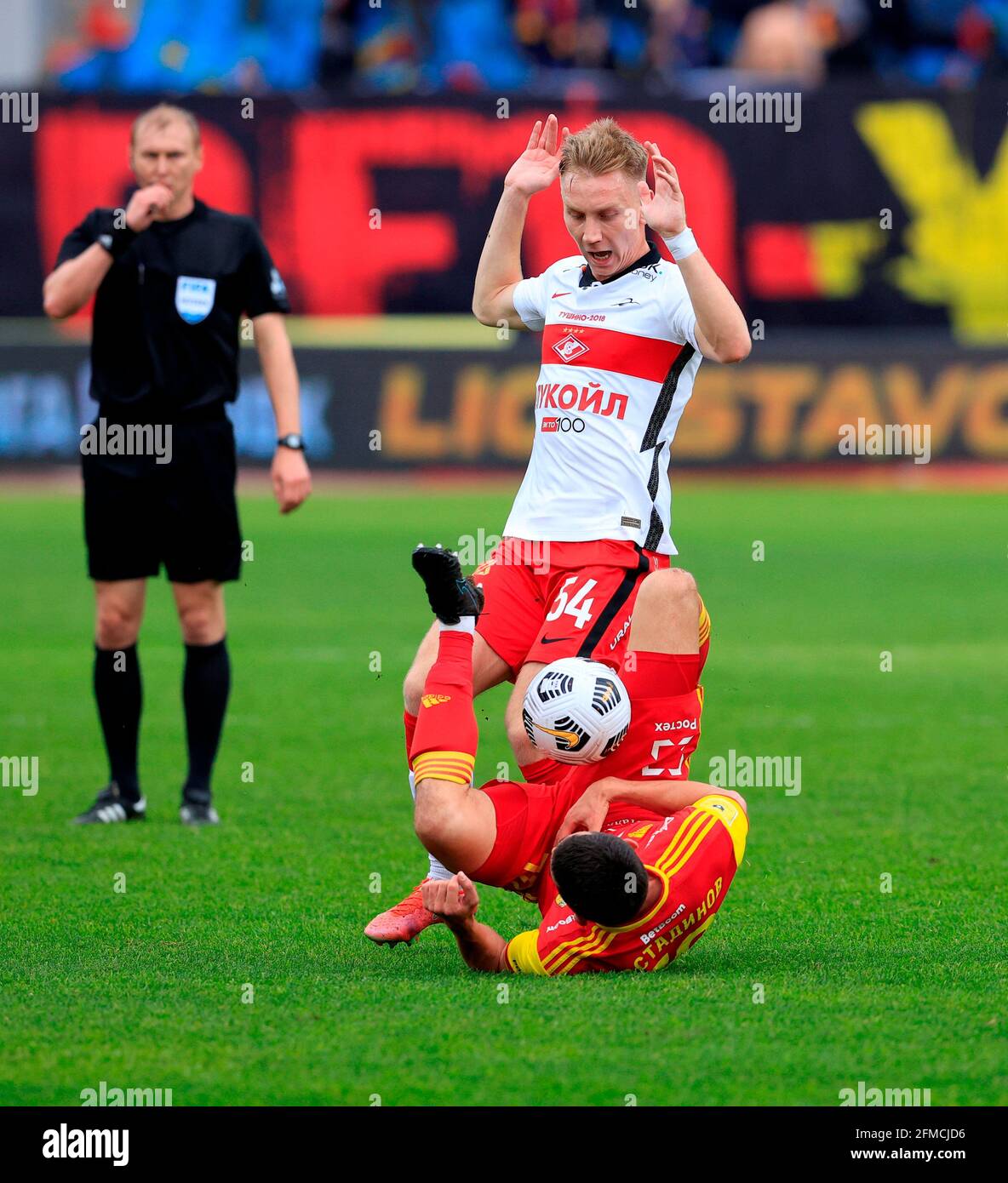 Logo of Russian football team Spartak Moscow Stock Photo - Alamy