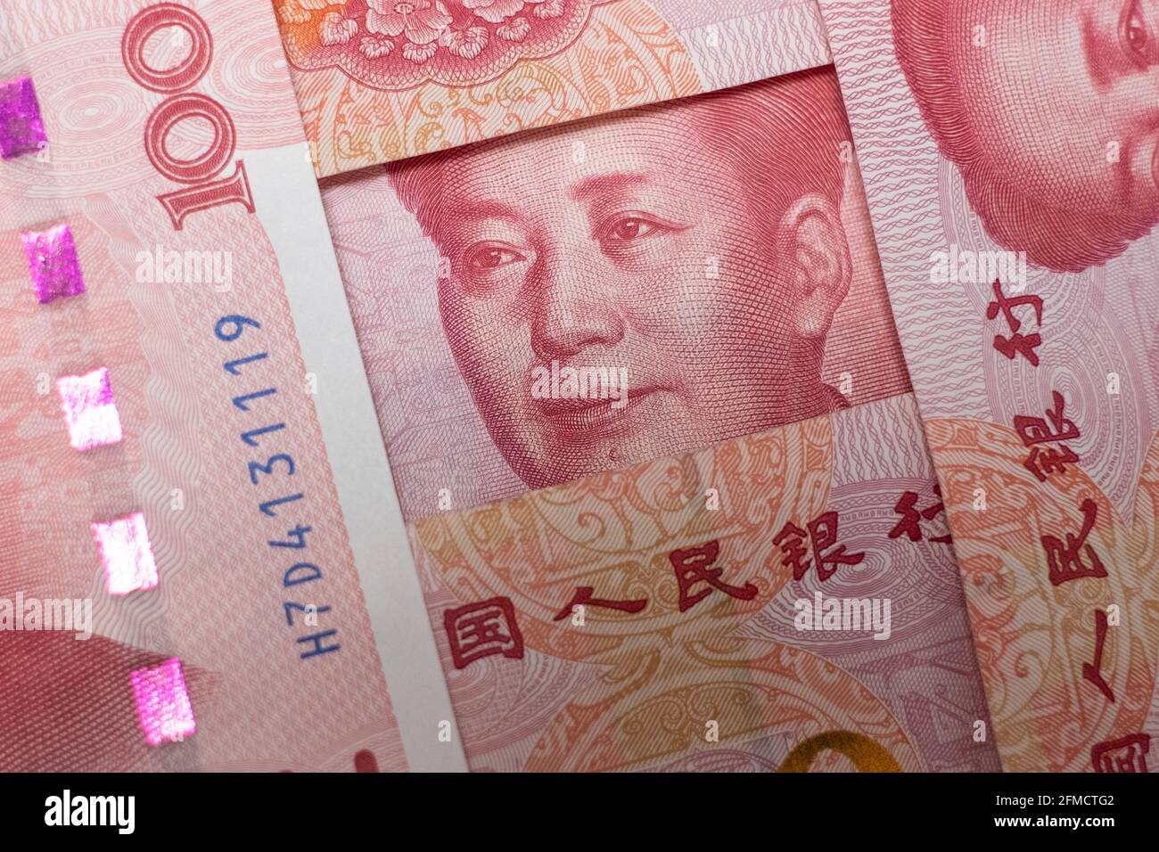 Chinese financial system. Income and payments concept Stock Photo