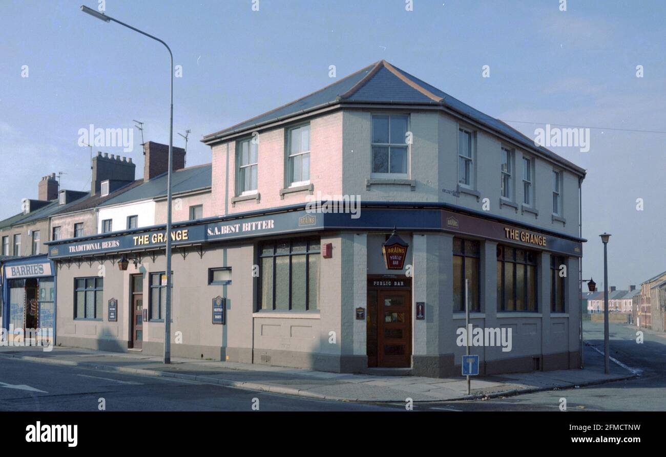 The Grange Pub, Grangetown, Cardiff Stock Photo