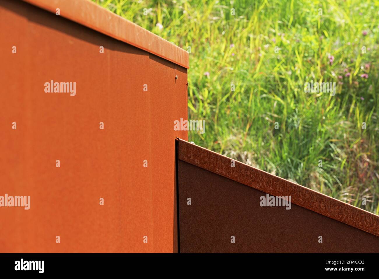 Corten Rusted Steel Examples Background steel metal corten steel rusted Stock Photo - Alamy