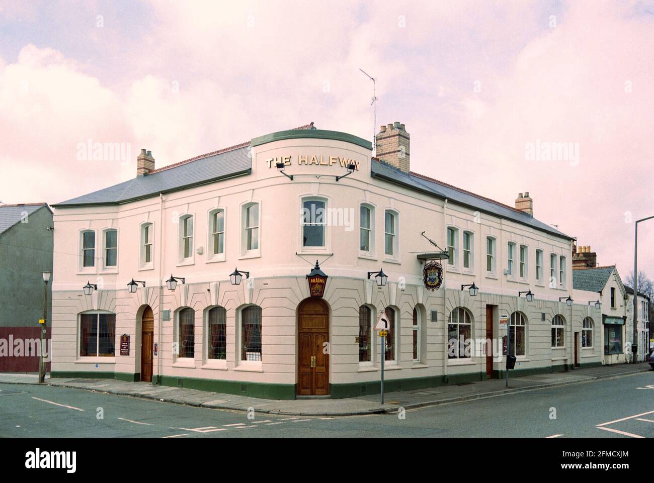 The Halfway Pub, Pontcanna, cardiff, 1989 Stock Photo