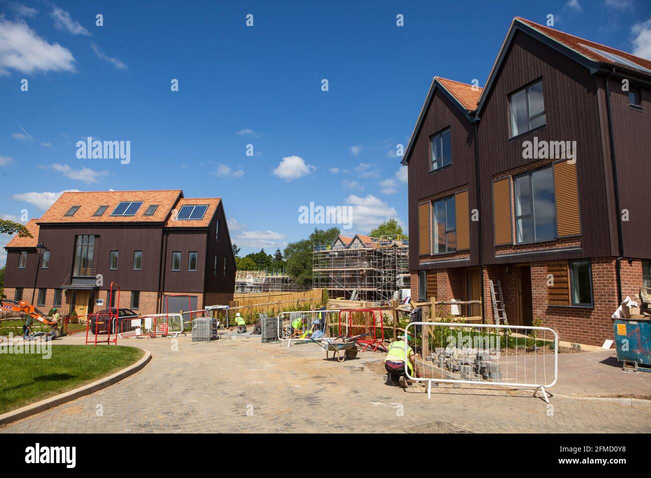 Construction site houses hi-res stock photography and images - Alamy
