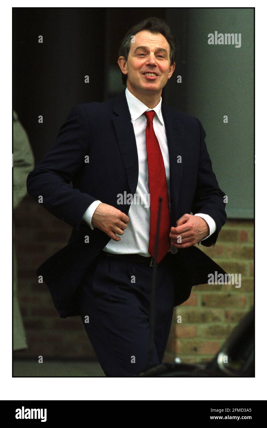 Tony Blair British Prime Minister, Feb 2001 opening the Highlands