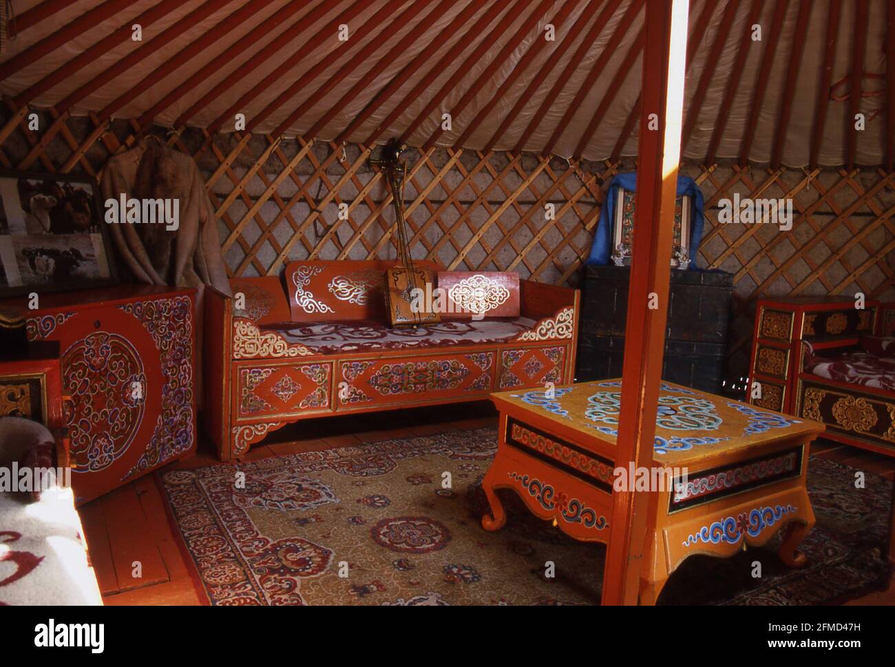 Mongolian Mongolian Yurt or Gers Stock Photo - Alamy