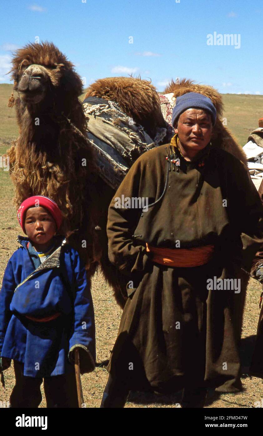 Mongolian nomads on the move in the steppe Stock Photo - Alamy, image size:841x1390