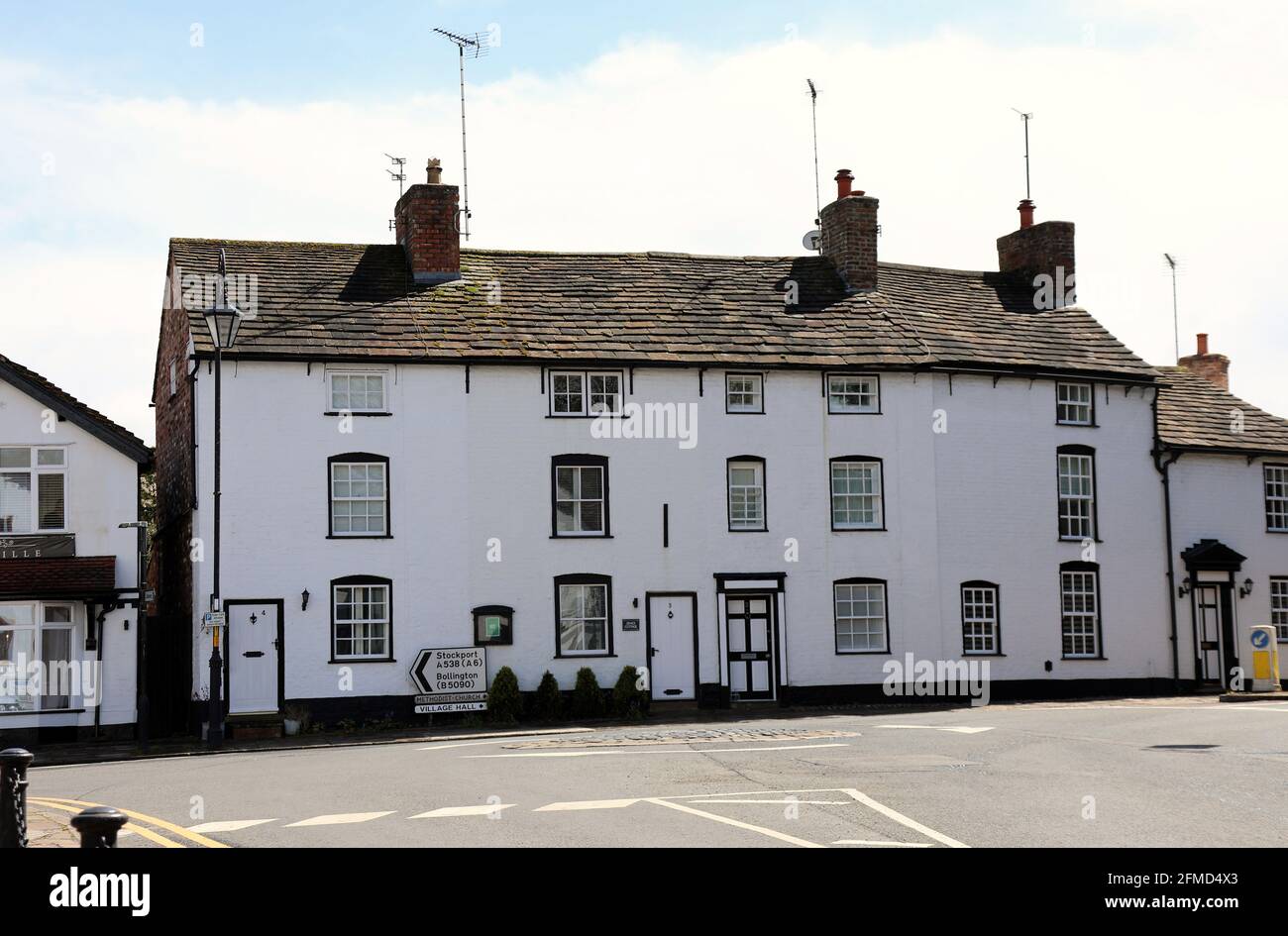 The Cheshire village of Prestbury Stock Photo Alamy