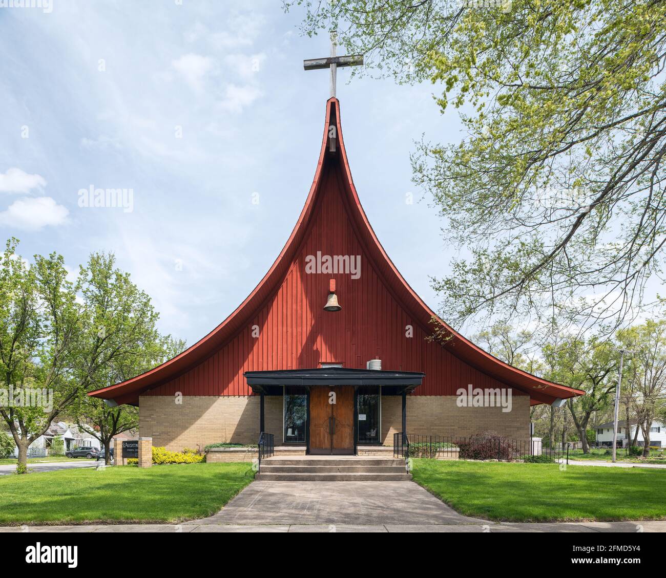St. Augustine’s Episcopal Church designed by Edward Dart Stock Photo