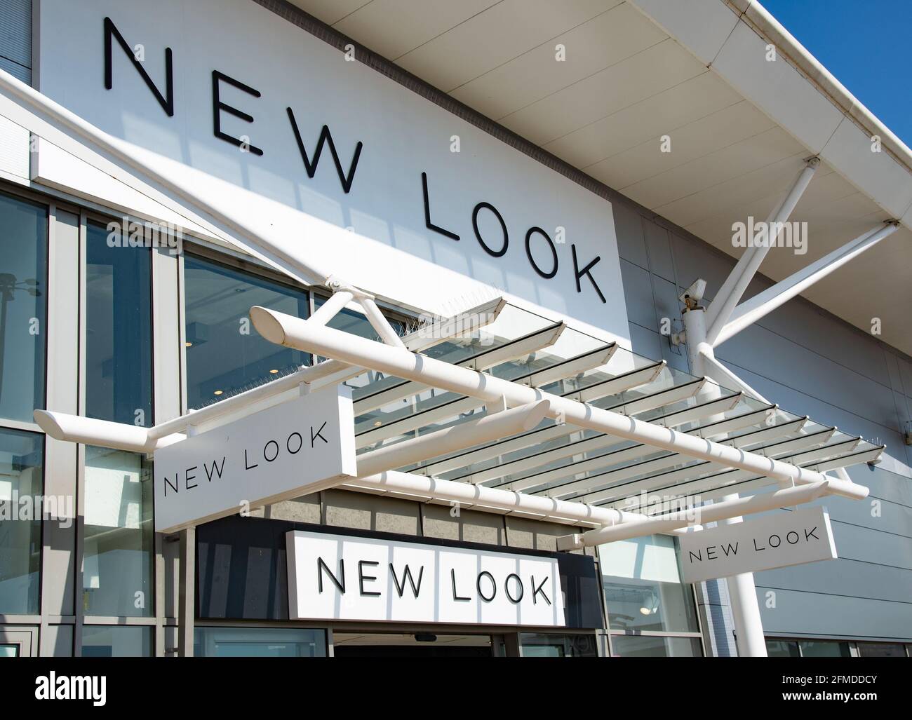 New Look Shop at Deepdale Shopping Park, Blackpool Road, Preston, Lancashire, UK Stock Photo