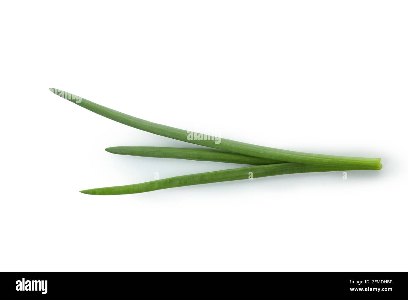 Fresh green onion isolated on white background Stock Photo - Alamy
