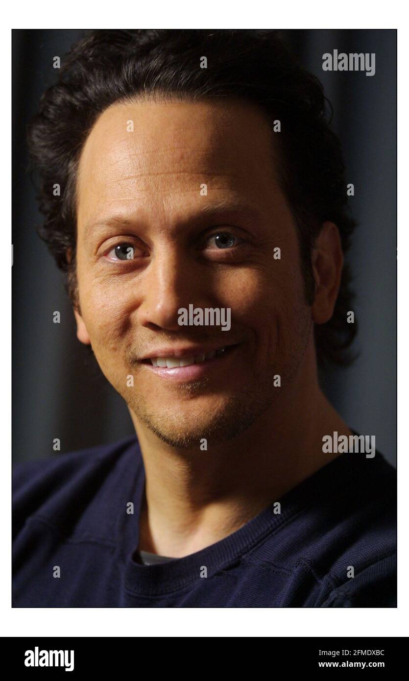 Rob Schneider....Actor/Comedian in London ahead of release of his new film 'The Hot Chick'pic David Sandison 3/3/2003 Stock Photo
