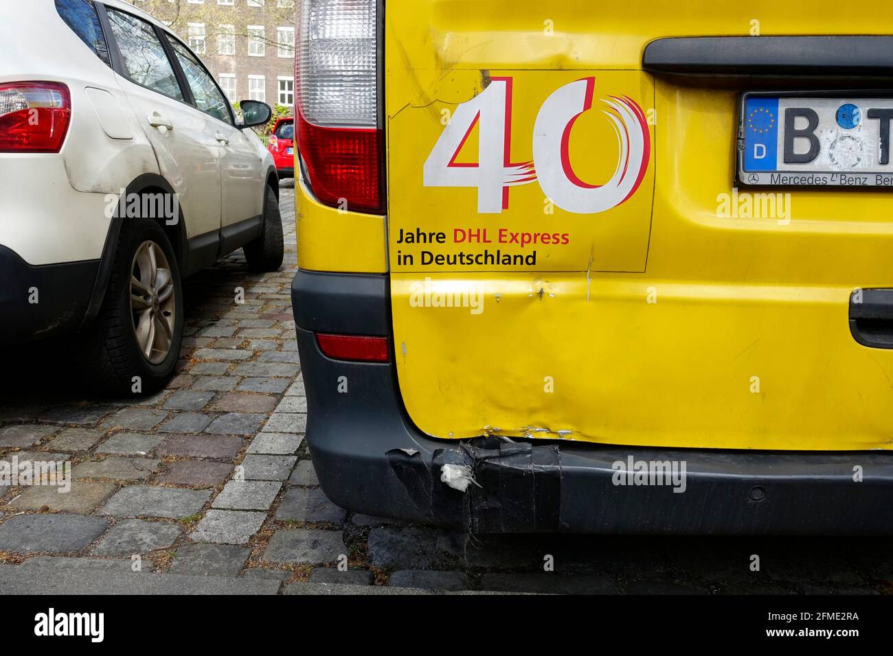 Damaged Car Of DHL Berlin Stock Photo Alamy damaged-car-of-dhl-berlin-stock-photo-alamy
